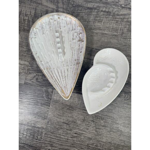 Royal Haeger Ashtray (Lot 2) Teardrop Gold Tweed 179 & 165 Atomic Retro MCM - Picture 12 of 16